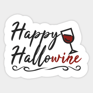 Happy Hallowine Sticker